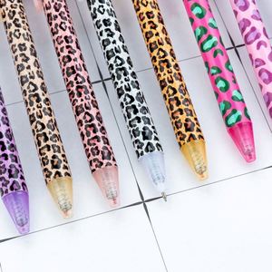 Office Supplies Students Multi Color Plastic Leopard Pattern 1.0Mm Ballpoint Advertising Gift <b>Retractable</b> Signature Ball <b>Pen</b> - Product Image 4