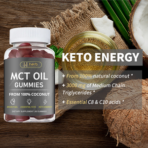 Gummies d'huile MCT biologique sans sucre, marque privée OEM/ODM, bénéfiques pour la santé des adultes - Product Image 5