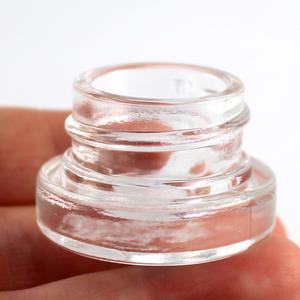 Child Resistant Child Proof Airtight 5ml 7ml 9 Ml Glass Jar With Plastic Caps