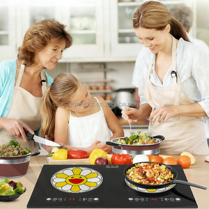 Sunflower Pattern Cute Silicone Induction Cooker Mat 22cm Scratch <b>Protector</b> Round Heat Insulated Pad Induction Cooktops Mats - Product Image 6