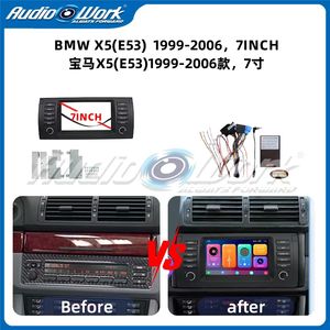 Marco de Radio para Auto de 7 Pulgadas para BMW X5 E53 1999-2006, Marco para Reproductor de DVD, Marco para Radio Android, <span class=keywords><strong>Precio</strong></span> de Fábrica, Superventas - Product Image 2