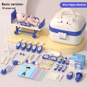 Kit medico per bambini Play House medico odontoiatrico Set giocattolo per ragazze simulazione infermiera stetoscopio in plastica cibo da cucina giocattoli - Product Image 2