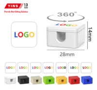 YINS-J04 Organisateur de câbles magnétique en plastique durable, impression personnalisée, cadeaux promotionnels économiques pour festivals et événements de fin d'année