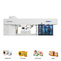 Machine d'impression flexographique à impression centrale haute vitesse 500 m/min, 8 couleurs, servomotrice, pour film plastique