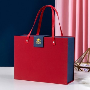 Magnetic brand logo shoes eyelashes <b>Christmas</b> foldable wine <b>gift</b> <b>box</b> can be customized according to needs - Product Image 4