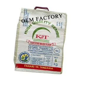 new material plastic 50kg pp woven bag for grain and flour with factory price pp woven sack