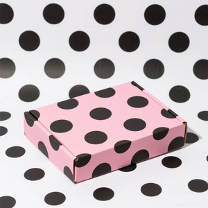 Thiết kế mới sang trọng sinh thái tái chế sóng bưu phẩm mỹ phẩm thiết lập carton cứng nhắc các tông Kraft E sáo bao bì vận chuyển hộp giấy - Product Image 1