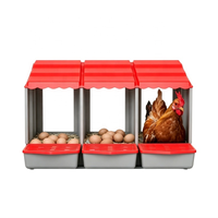 Poulailler extensible pour jardin, enclos modulaire multi-niveaux pour l'élevage de poulets et de canards avec bac de collecte des déchets