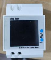 Meter Energi Digital Industri Multifungsi 6IN1 Satu Fasa untuk Rel, Pengukur Tegangan Arus Energi LCD AC D52-2066-KY