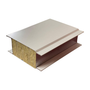 Pannelli Sandwich isolati in PU/PIR-pannelli per pareti/tetto in metallo ignifugo e leggero per edifici con struttura in acciaio | All'ingrosso - Product Image 6