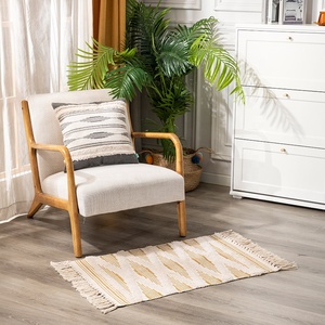 עיצוב חדש boho בית חווה נוף מודרני סלון שטיחים דלת מחצלת בית תפאורה שטיחים ושטיחים בעבודת יד - Product Image 4