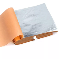 Top Qualité 14X14 Cm 25 Feuilles/Livret Feuille De Cuivre À La Main Feuille D'or Feuille Papier pour Meubles Plafond Décor