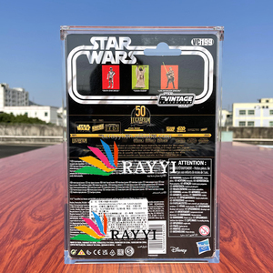 Espositore in Acrilico Trasparente Riciclabile RAY YI Personalizzato per Action Figure Vintage di <span class=keywords><strong>Star</strong></span> <span class=keywords><strong>Wars</strong></span>, Portatile per Superfici Lucide - Product Image 2