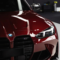 Film de protection de peinture PPF auto-cicatrisant anti-rayures anti-UV rouge sang de dragon métallique liquide brillant en TPU, vente chaude