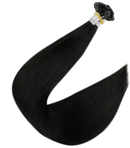 Bán buôn 100% tự nhiên tóc con người U tip mở rộng tóc mượt thẳng sóng cho phụ nữ