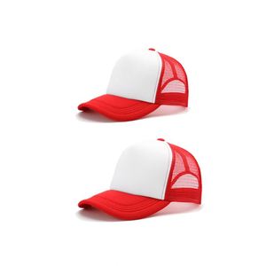 Casquette Trucker 5 Panneaux en Coton 100% Personnalisée AI-MICH avec Logo Brodé en Maille et Visière Plate, Fermeture à Boucle, Protection Solaire pour Enfants - Product Image 6