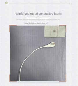 غطاء وسادة أرضي موصل غطاء وسادة أرضي من الألياف الفضية لتخفيف آلام النوم - Product Image 4