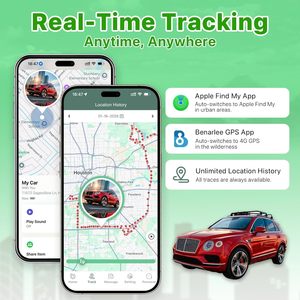 Traceur GPS Benarlee 4G LTE : localisation en temps réel pour enfants, animaux de compagnie et véhicules, avec contrôle par application et longue autonomie de la batterie - Product Image 4