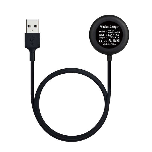 CE FCC Factory Smart Watch Magnetic USB Charging Cable Wireless Charger Wire for Samsung Galaxy Watch 7 6 5 Active 4 3 2 Pro