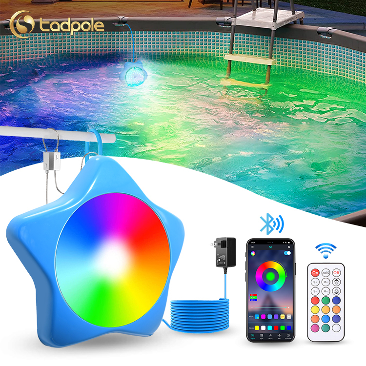 Ip68 Waterproof Rgb Wifi Remote Control Swim Pool Lmap Above Ground Submersible Underwater Led Swimming Pool Lights