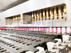 Ligne de production automatique de Machine de dépôt de bonbons gommeux Mogul d'amidon de gélatine de vitamine molle à haute efficacité entraînée par servo - Product Image 4