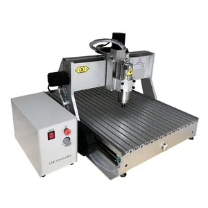 CNC 6090 3 Axis 4 Axis 1.5KW Router Engraving Drilling Milling Machine USB Port With Ball Screw High Stability And Accuracy