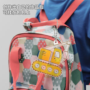 KSF 热销彩色DIY儿童卡通教育纸画玩具套装，含水彩笔和绘画玩具 - Product Image 3