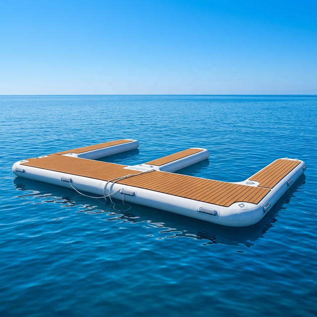 Wholesales Jet Ski Dock Best Inflatable Mat Inflatable Float Platform Luxury Water Pool Lounge Inflatable Pool Floats for Adults