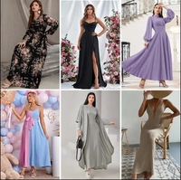 Vente directe usine – Robe d'été usagée à imprimé numérique, robe décontractée grande taille pour femme