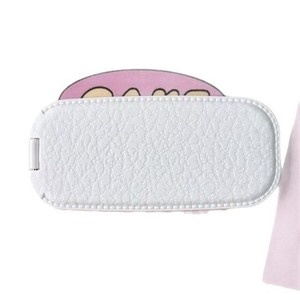 Imitation Leather Phone Holder Adhesive Folding Desktop <b>Stand</b> For Apple <b>iPhone</b> White Pink Yellow Blue Coffee Burgundy - Product Image 5