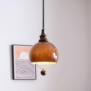 Wabi-sabi Style Vintage Retractable Pendant <b>Light</b> Dining Room Glass Bar Counter <b>Tea</b> Room Retro Design Chandeliers Pendant <b>Lights</b> - Product Image 1