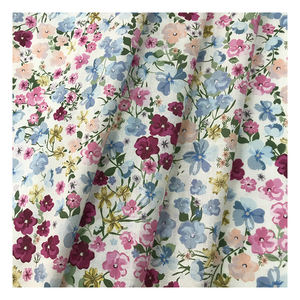 Các cửa hàng nhà máy thời trang mới hoa nhỏ thiết kế kỹ thuật số in combed bông poplin tự do vải cho bé - Product Image 6