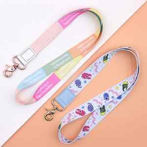Lanière imprimée style art populaire résistante aux déchirures, motif professeur d'anime, en polyester, avec logo personnalisé, pour porte-clés et bracelet - Product Image 2