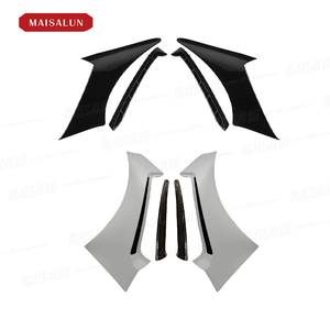 Garniture d'aération d'aile latérale de voiture en fibre de carbone pour Ford <span class=keywords><strong>Mustang</strong></span> 15-23 style GT - Product Image 1