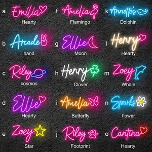 Custom Neon Sign Personalizable Dimmable RGB Neon Light SignWall Decor for Bedroom, Wedding, Birthday Bar & Custom Business - Product Image 3