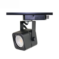 Vente chaude Gu10 MR16 support de lampe led luminaire sur rail boîtier réglable piste projecteurs raccords métal haute lumen
