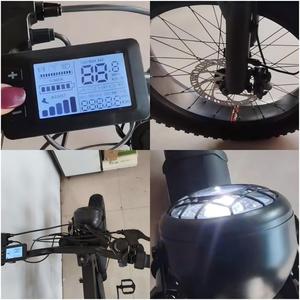 Bicicleta Eléctrica de Montaña con Llantas Gruesas, Batería de Litio Extraíble, Pantalla de 50 km, Suspensión Hidráulica para Montaña y Ciudad - Product Image 3
