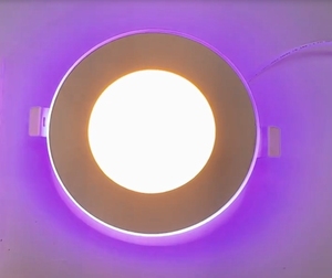 Thay đổi màu sắc Wafer mỏng potlight tuya 4 ''thông minh RGB LED Đèn nồi với ánh sáng ban đêm chế độ - Product Image 3