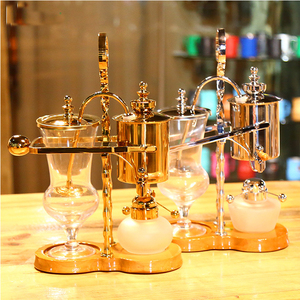 Cafetière belge à Siphon d'équilibrage sous vide royale <span class=keywords><strong>de</strong></span> luxe <span class=keywords><strong>de</strong></span> couleur or <span class=keywords><strong>de</strong></span> qualité supérieure - Product Image 6