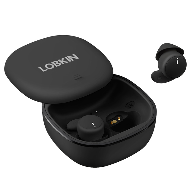 LOBKIN Wireless TWS Earphones with Noise Cancelling In-Ear Mini Buds Waterproof for Sleep and Work Designed for Side Sleepers