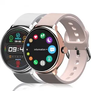 Relógio inteligente K50 para homens e mulheres, novo monitor de frequência cardíaca e ECG à prova d'água, com toque redondo completo, para Xiaomi, smartphone com frutas, novidade de 2022