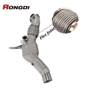 ท่อแคทดาวน์ไพพ์สำหรับรถเฟอร์รารี่ F8 สไปเดอร์/ทริบิวโต้ 3.9T V8 ระบบไอเสียแบบไหลสูงพร้อมแคท - Product Image 6