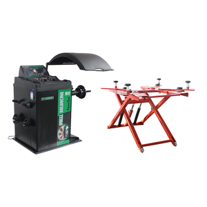 CHENTUO Yingkou Équilibreuse de roues de voiture professionnelle CT-9901H semi-automatique avec fonction infrarouge Garantie de 12 mois - Product Image 1