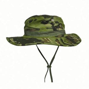 Sombrero de Pesca y Ciclismo de Ala Ancha Transpirable e Impermeable con Protección UV para Verano, Estilo Safari, Camuflaje y Malla - Product Image 2