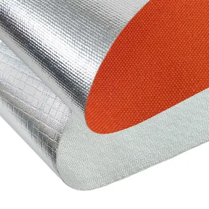 High Quality Thermal Insulation Aluminum Foil Cloth Aluminum Foil Coated Fiber Fabric