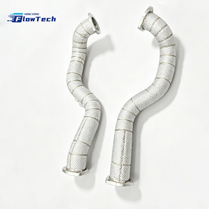 Tubo de Escape de Alto Flujo y Rendimiento para Porsche 718 Cayman GT4, Acero Inoxidable 304, Ajuste Directo con Protector Térmico - Product Image 4