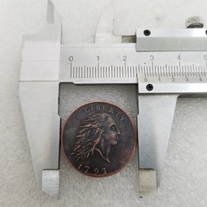 Đồ cổ Thủ công mỹ 1793 Mỹ vật liệu đồng thau 1 bạc đô la bạc Nhân Dân tệ ngoại bạc đô la Bộ sưu tập - Product Image 6