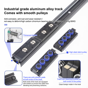 Top Telescopic phần cứng DIY xoay hệ thống điều chỉnh di động trượt có thể gập lại cán bếp đảo với mở rộng bảng - Product Image 3