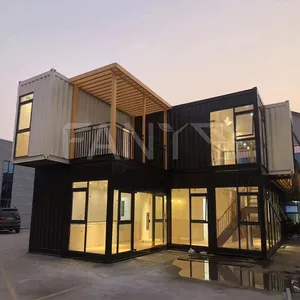 Fanye A Frame House Vorgefertigt Am besten für berufliche Vermietungen Fertighäuser Häuser Doible Story Glass 20 Ft Container haus