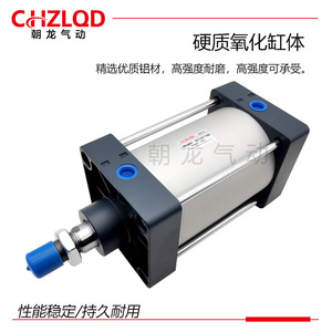 กระบอกลมมาตรฐาน Sc125 ระยะชัก 100 มม. ข้อต่อ G12 แบบมีบัฟเฟอร์ลม ไม่มีแม่เหล็ก - Product Image 3